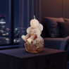 ASTRONAUT Candle – Icy Brown Glitter, Chocolate-Vanilla, Handmade - detail 5