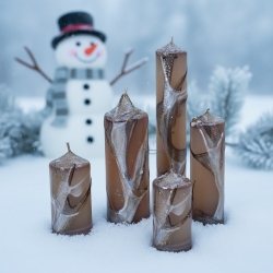 Advent Candle Collection ROBERT - Handmade Tradition from Královské Poříčí with Certified Wax - detail 3