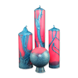 Advent Candle Collection FRIENDSHIP - Handmade Set from Královské Poříčí with Certified Wax - detail 2