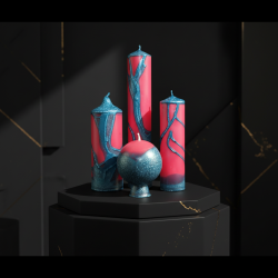 Advent Candle Collection FRIENDSHIP - Handmade Set from Královské Poříčí with Certified Wax - detail 4
