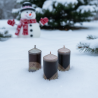 Advent Candle Collection BROWN-GOLD MINI - Handmade Set with Certified Wax from Královské Poříčí - detail 5