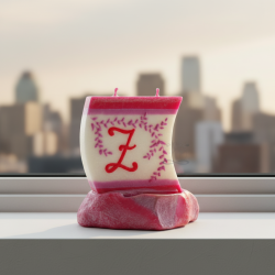BOAT Candle with Letter Z - detail 5