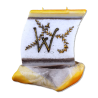 BOAT Candle with Letter W - detail 2