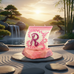BOAT Candle with Letter R - detail 4