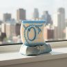 Boat Candle with Letter O - detail 3