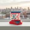 Svíčka LOĎKA S PÍSMENEM K - detail 4