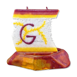 Boat Candle with Letter G - detail 2