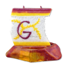 Boat Candle with Letter G - detail 2