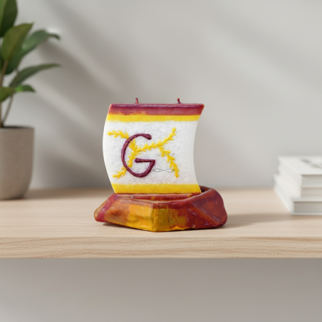 Boat Candle with Letter G - detail 4