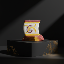 Boat Candle with Letter G - detail 5