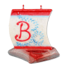 Boat Candle with Letter B - detail 2