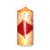 Wide Medium Pillar Candle Wild Strawberry – Svitsol | Handmade, Summer Scent - detail 2