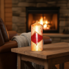 Wide Medium Pillar Candle Wild Strawberry – Svitsol | Handmade, Summer Scent - detail 3