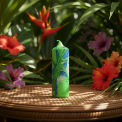 Medium Pillar Candle Euphoria Svitsol | Handmade | 27-36h Burn Time - detail 5