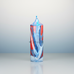 Pillar Candle Wild Strawberry – Handmade from Certified Wax by Svitsol - detail 5