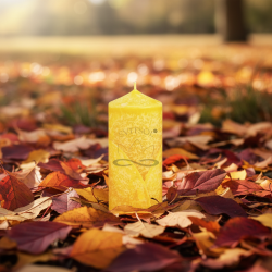 Small Pillar Candle 7cm SVITSOL | Orange Scent - detail 5