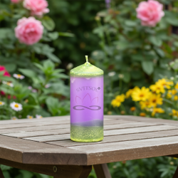 Pillar Candle 7cm - SVITSOL | Lavender Scent - detail 5