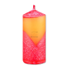 Orange Pillar Candle with Arc Decoration - Handmade - detail 2