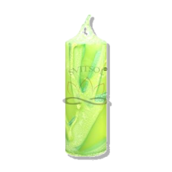 Medium Pillar Candle – Svitsol | Handmade | Green Apple Scent - detail 2