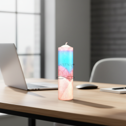 Tall Pillar Candle Euphoria SVITSOL | Handmade | 18-24h - detail 4