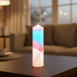 Tall Pillar Candle Euphoria SVITSOL | Handmade | 18-24h - detail 5