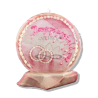 Round Wedding Candle with Stones 3 - detail 2