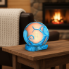 Luxury Mandala Candle Sunset Glow with Stand – Handmade - detail 3