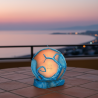 Luxury Mandala Candle Sunset Glow with Stand – Handmade - detail 5