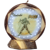 Zodiac Circle Candle Aquarius – Handmade Zodiac Candle