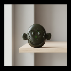 Decorative Soap Monkey Head – Handmade in Kralovske Porici - detail 4