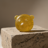 Decorative Soap Bear Head – Lemon-Floral, Handmade in Kralovske Porici - detail 4