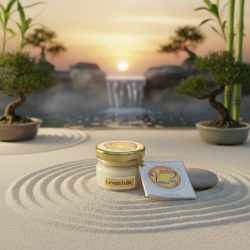 VALLERI LUXURY Kerze – Lavendel (25g) - detail 2