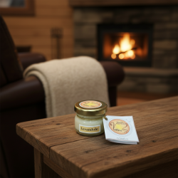 VALLERI LUXURY Kerze – Lavendel (25g) - detail 4