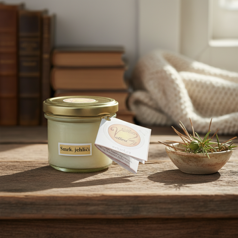 VALLERI LUXURY Kerze – Fichtennadel (90g)