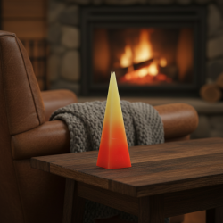 Pyramid Candle Tetrahedron 3 - detail 2