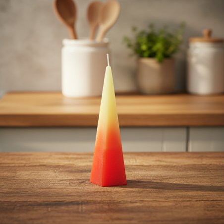Pyramidenkerze Vierseitig 6