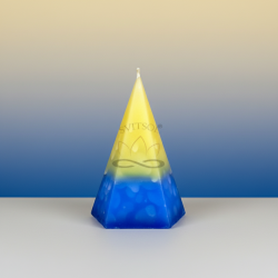 Pyramidenkerze Fünfseitig 4 - detail 2