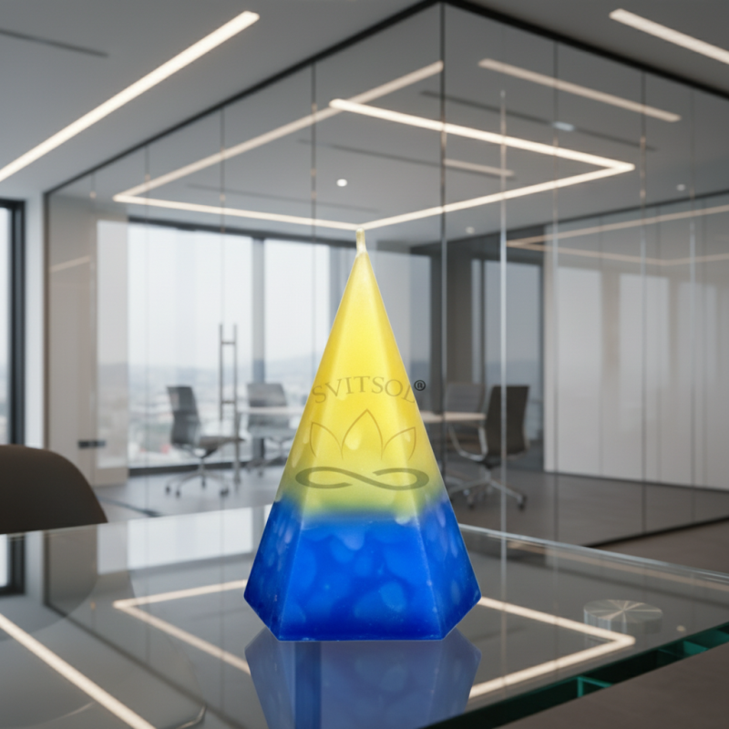 Pyramid Candle Pentagon 4