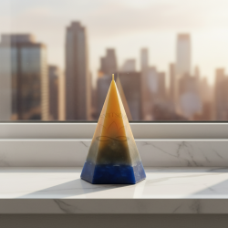 Pyramidenkerze Fünfseitig 7