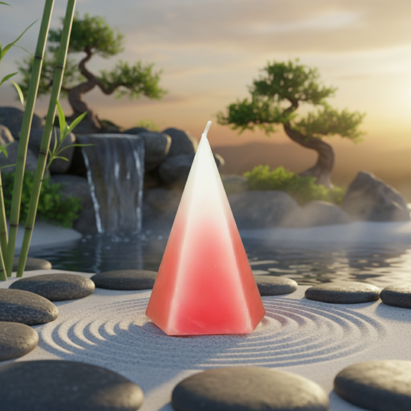 Pyramid Candle Pentagon 9