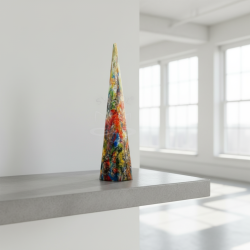 Large Cone Candle Picasso