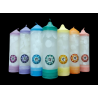 Set of 7 Chakra MAXI Candles 1st–7th Chakra Pillars – Svitsol | Handmade, Scented, Harmony