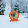 Round Photo Candle COUPLE Orange