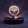 Runde Logokerze Tartarus Cast Blau-Rot