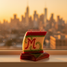 Boat Candle with Letter M