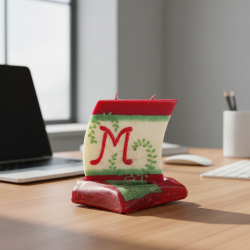 Boat Candle with Letter M