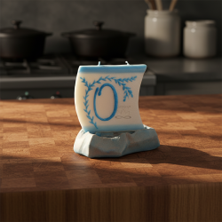 Boat Candle with Letter O