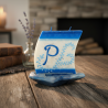 BOAT Candle with Letter P