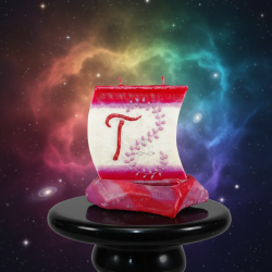 BOAT Candle with Letter T