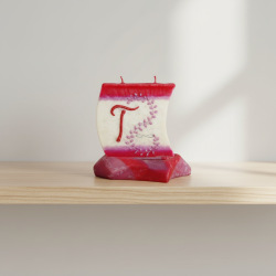 BOAT Candle with Letter T